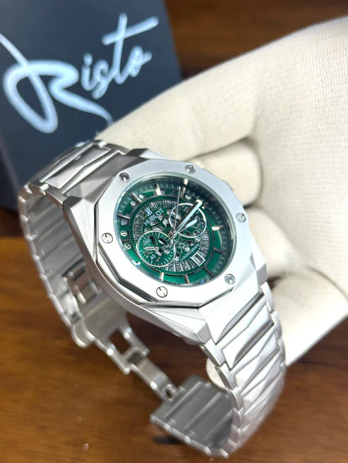 Hublot Diamond Cut Skeleton Men's Watch