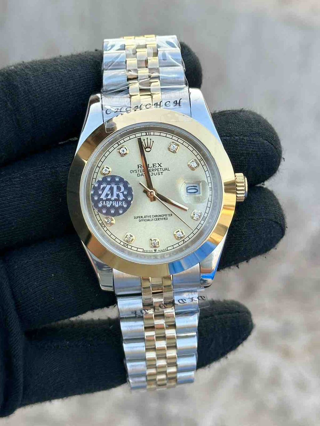 ROLEX ZR TWO-TONE WITH JUBLI CHAIN