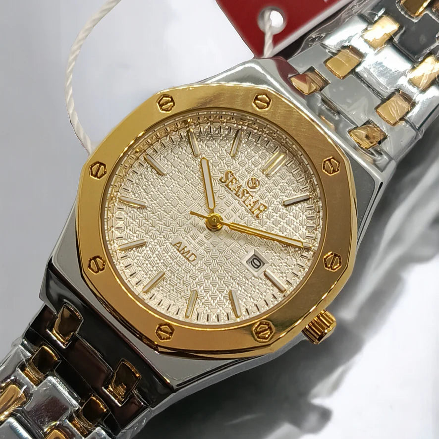 SWASTAR LUXURY GOLD SILVER DIAL