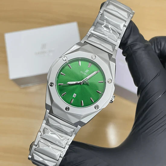 HUBLOT DIAMAND CUT DESIGN WITH JAPAN MOVEMENT