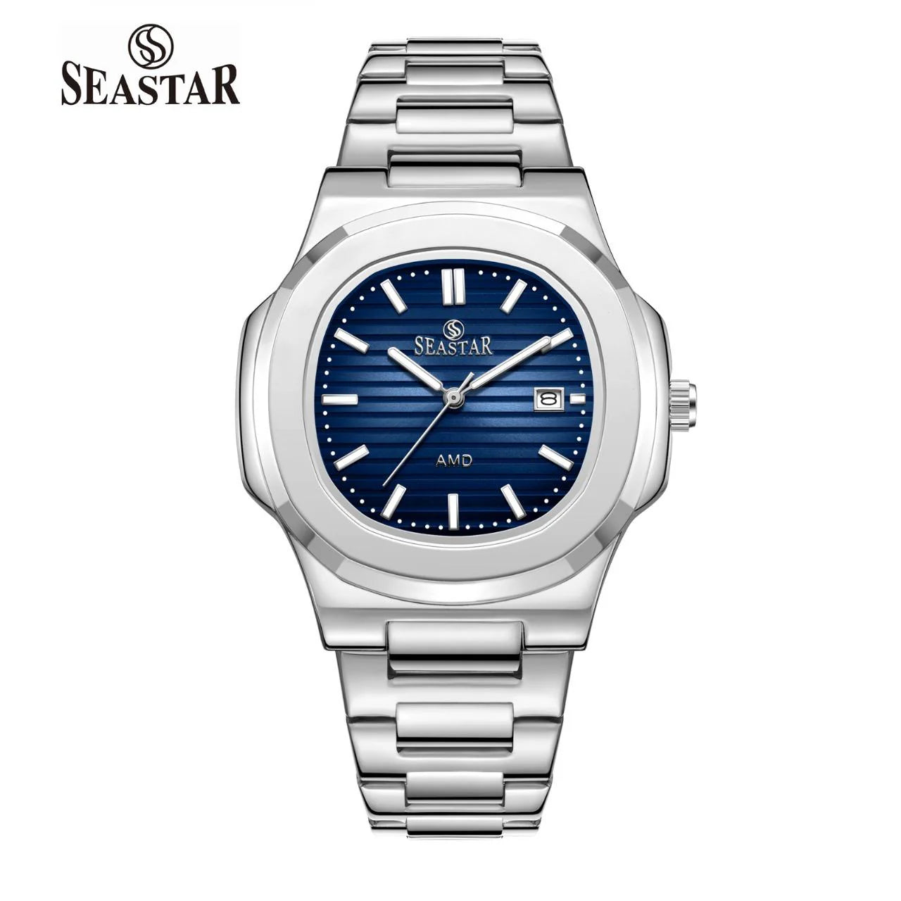 Seastar Original Watch for Men's - blue Silver