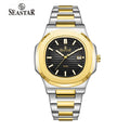 Seastar Two tone  Original Watch for Men's - black golden