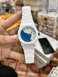 Arabic Aura Watch - WHITE & BULE